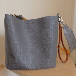 Find Kapoor Gray Bucket Bag